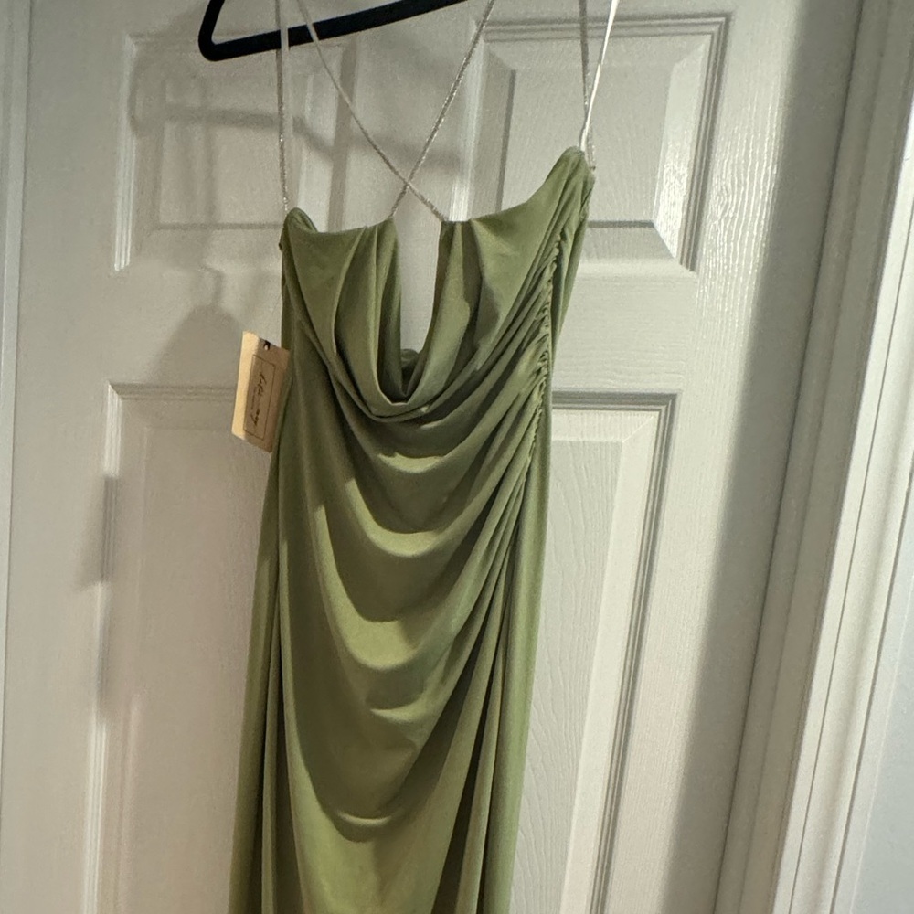 Katie May Revolve Lolita Gown in Avocado NWT - Picture 3 of 16